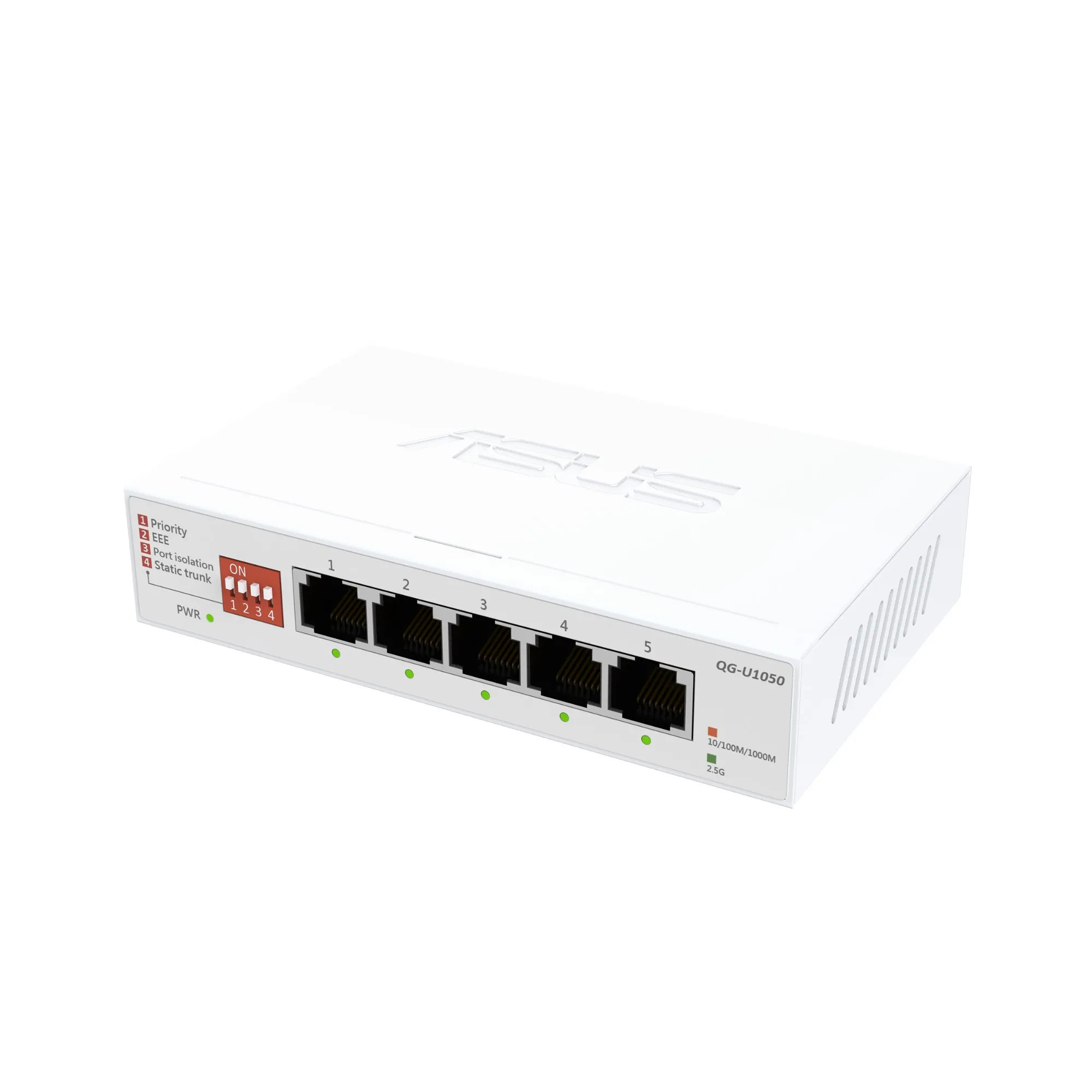 מתג לא מנוהל Asus QG-U1050 5-Port 2.5G