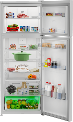 BEKO מקרר מקפיא עליון 406 ליטר לבן RDNE458M10W