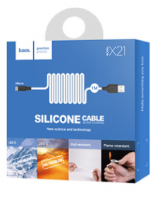 כבל טעינה ונתונים X21 עשוי סיקלון USB ל-Lightning – אורך 1 מטר