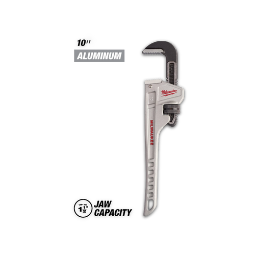 מפתח צינורות ישר מאלומיניום לסתות OVERBIT-JAW באורך 250 מ