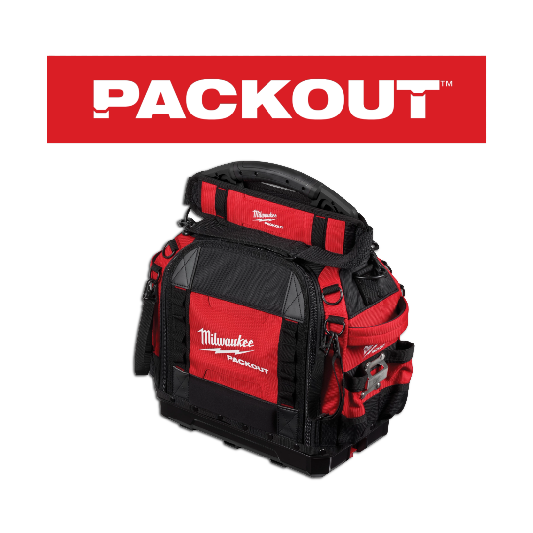 תיק טכנאיים מילווקי עם 65 תאים 38 ס"מPACKOUT עם תחתית קשיחה48-22-8316