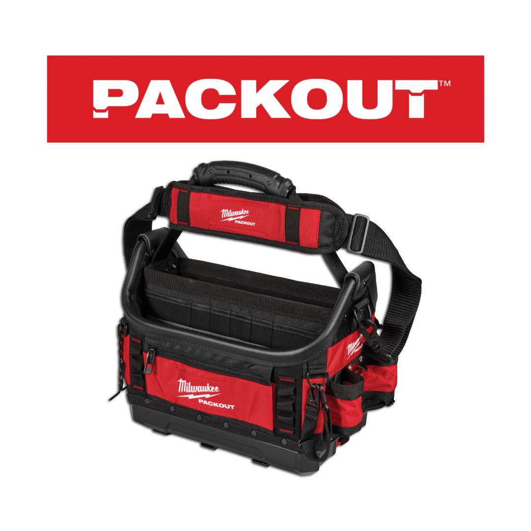 תיק טכנאיים מילווקי פתוח 38 ס"מ PACKOUT תחתית קשיחה48-22-8317