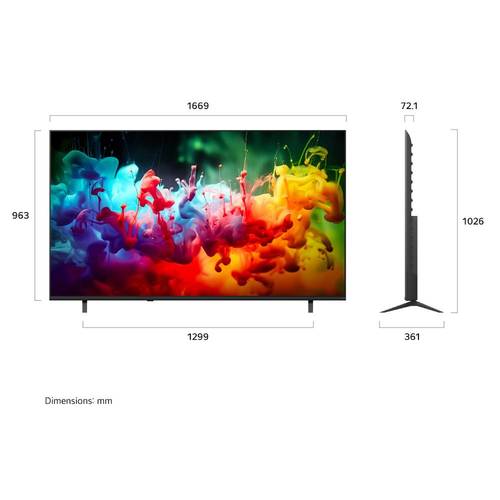 טלוויזיה חכמה LG 75