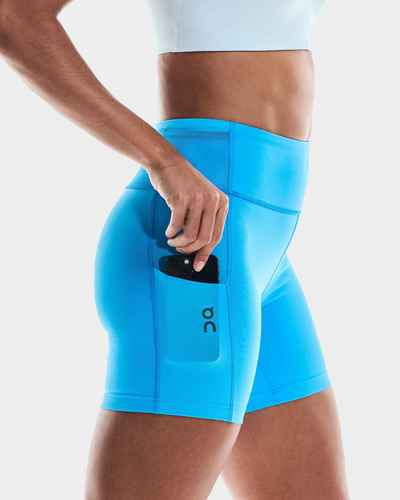 טייץ נשים Performance Short Tights 1 W Malibu