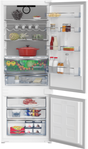 BEKO מקרר מקפיא תחתון אינטגרלי בנפח 370 ליטר BCNE400E50SHN