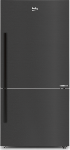 BEKO מקרר מקפיא תחתון בנפח 580 ליטר בגימור נירוסטה מושחרת CN160237EXB
