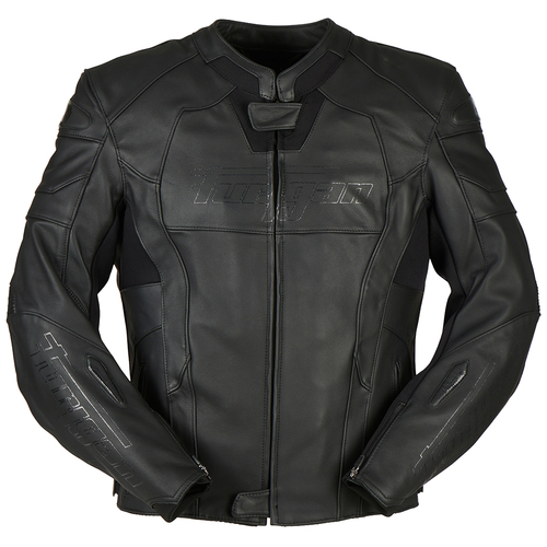 מעיל עור פוריגן שחור - FURYGAN NITROS LEATHER JACKET