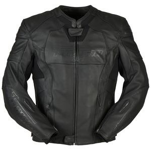 מעיל עור פוריגן שחור - FURYGAN NITROS LEATHER JACKET