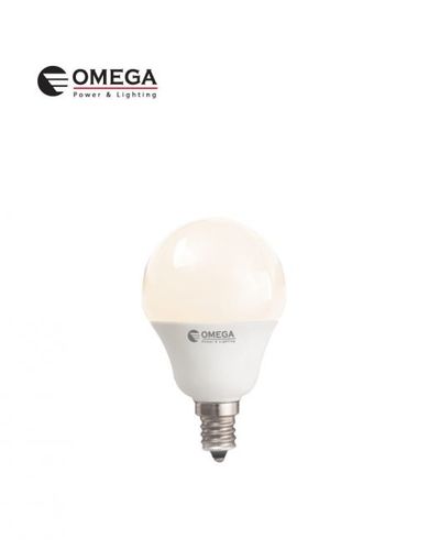 מארז 10 נורות כדור אור חם OMEGA G45 8W E14