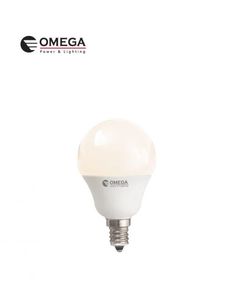 מארז 10 נורות כדור אור חם OMEGA G45 8W E14