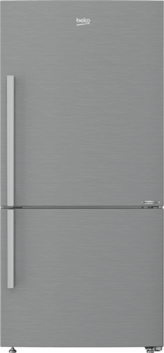 BEKO מקרר מקפיא תחתון בנפח 580 ליטר בגימור נירוסטה CN160243XB