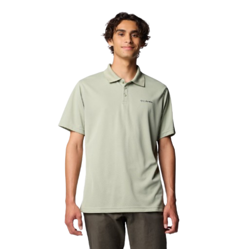 חולצת פולו קצרה לגברים UTILIZER POLO I ירוקה - Columbia