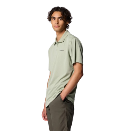חולצת פולו קצרה לגברים UTILIZER POLO I ירוקה - Columbia