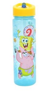 בקבוק פלסטיק עם ידית אחיזה סיליקון 650 מ