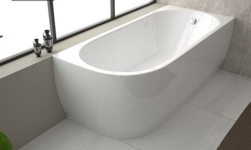 אמבטיה אקרילית Free Standing 170X78X60 MTI-409 פריסטנדינג מעוגלת לבן מבריק