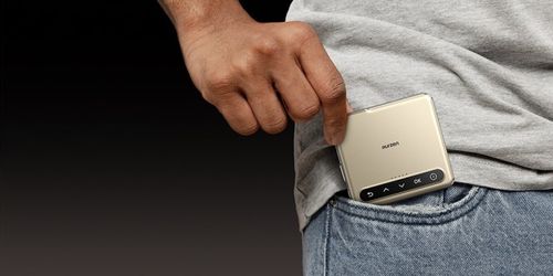 מיני מקרן מתקפל נייד Aurzen ZIP Tri-Fold