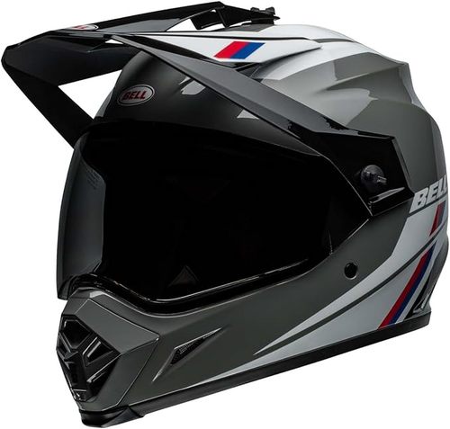 קסדה דו שימושית בל אפור / כחול / אדום - BELL MX-9 ADV MIPS 