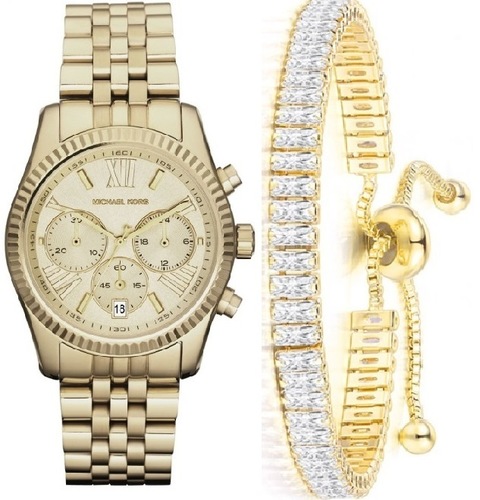 שעון מייקל קורס Michael Kors MK5556 סט צמיד מתנה נשים