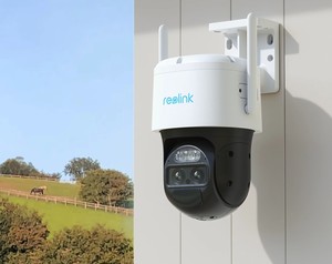 מצלמת אבטחה סלולרית כפולת עדשות 360° עם הקלטה רציפה - TrackMix Wired LTE