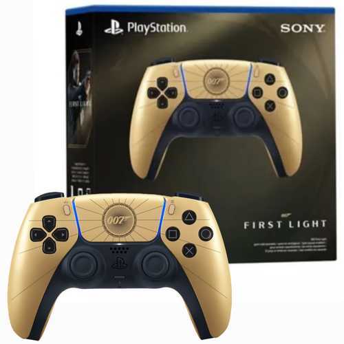 בקר PS5 ACC MGM WIRELESS CONTROLLER DUALSENSE 007 FIRST LIGHT - LIMITED EDITION PLAYSTATION