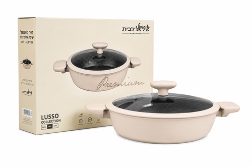סיר סוטאז' יציקת אלומניום קרם 28 ס