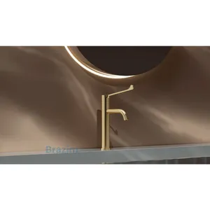 ברז פרח בינוני מונגש "יהלום" שחור מט