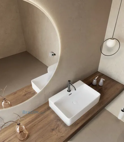 כסא למקלחת COMFORT 43E קוריאן מוברש — תמונת אווירה