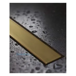 תעלת ניקוז FRAMELESS גולד מט 65 סמ