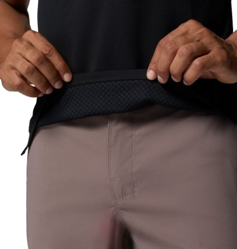 חולצת פולו קצרה  לגבר Alpine Chill Pro Polo שחורה - Columbia