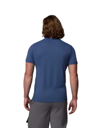 חולצה קצרה גברים Zero Rules Light S/S Crew כחולה – Columbia