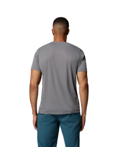 חולצה קצרה גברים Zero Rules Light S/S Crew אפורה – Columbia