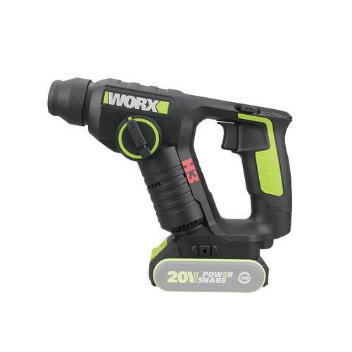מברגת אימפקט 20V 230NM + פטישון מקצועי WU380 1.7J + סוללות*2 BRUSHLESS  בארגז מקצועי WORX TO311