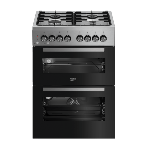 BEKO תנור משולב דו – תאי נירוסטה KFDM62120DXDSL
