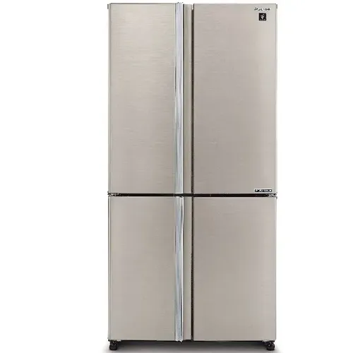 מקרר 4 דלתות מקפיא תחתון 611 ליטר דגם SHARP SJ9260BS שארפ נירוסטה