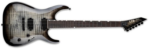 esp ltd mh-1000nt charcoal burst electric guitar
