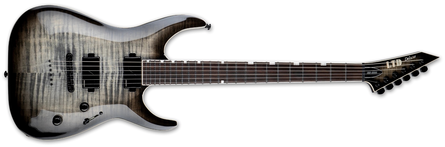 גיטרה חשמלית ESP LTD MH-1000NT Charcoal Burst