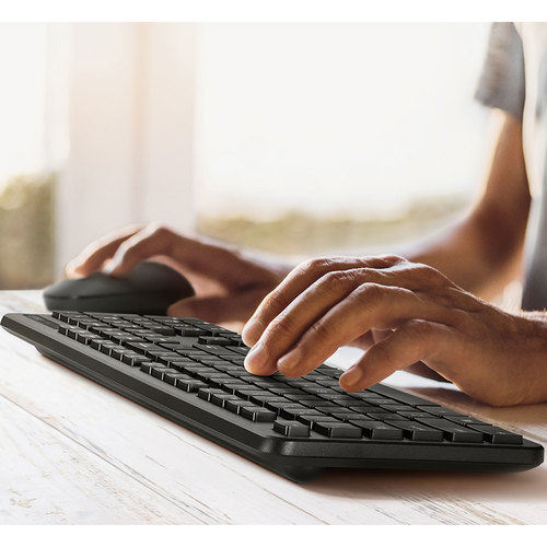 ‏סט מקלדת ועכבר אלחוטיים Asus CW100 אסוס - צבע שחור