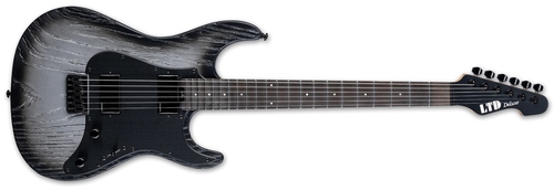 esp ltd sn-1000ht silver blast electric guitar