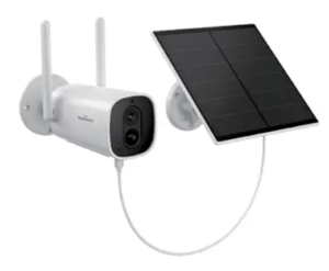 מצלמת אבטחה אלחוטית קבועה נטענת WIFI עם פנל סולארי IC-FIX10 SOL מבית Semicom