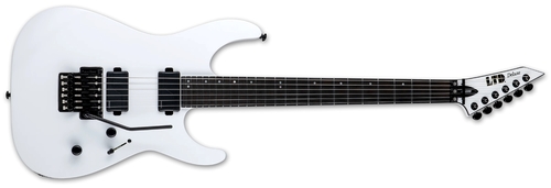 esp ltd m-1000 snow white electric guitar