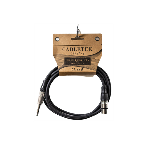 כבל XLR-PL55 נקבה באורך 3 מ` למיקרופון, דגם XFP3 מבית CABLETEK