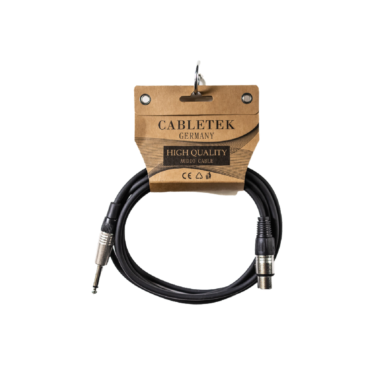 כבל XLR-PL55 נקבה באורך 3 מ` למיקרופון, דגם XFP3 מבית CABLETEK