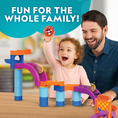 ערכת מסלול ג'מבו גולות במדרון לפעוטות 35 חלקים