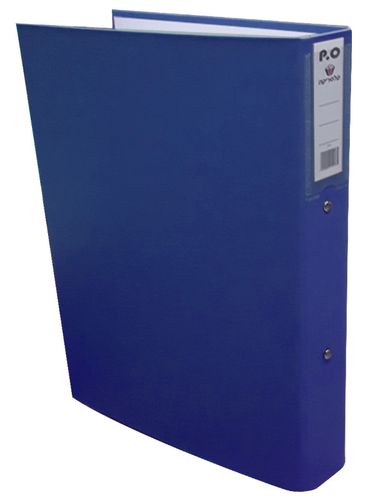 קרטון 24 קלסר טבעות כחול F