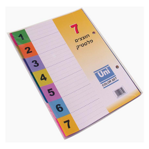 חוצצים מדורגים 1/7 מפל F