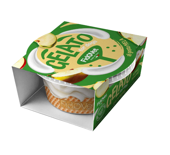 גלידה לכלבים בטעם תפוח Fidovet Gelato for Dogs Apple– Ice Cream for Dogs