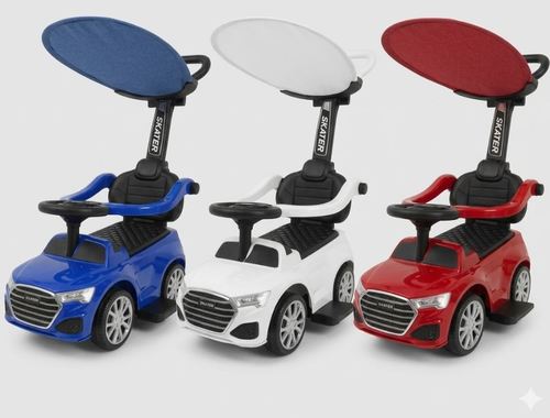 בימבה סטפ 1 אורקולית + מוט דחיפה ומעקה בטיחות לרכיבה בטוחה