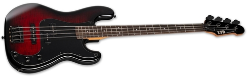 זווית נוספת esp ltd surveyor 204dx black burst elecric bass