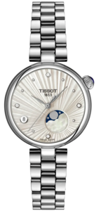 Tissot T1522231103600 DESIR Moonphase משובץ יהלומים נשים