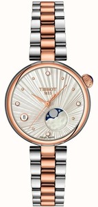 Tissot T1522232203600 DESIR Moonphase משובץ יהלומים נשים